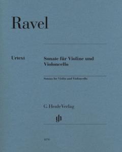 RAVEL MAURICE - SONATE - VIOLON ET VIOLONCELLE