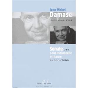 JEAN-MICHEL DAMASE - SONATE - VIOLONCELLE ET HARPE