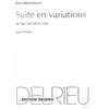 BERTHELOT RENE - SUITE EN VARIATIONS SUR AU CLAIR DE LA LUNE - PIANO - EPUISE