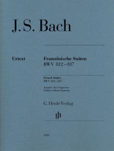 BACH JEAN SEBASTIEN - SUITES FRANCAISES BWV 812 A BWV 817 (SANS DOIGTES) - PIANO