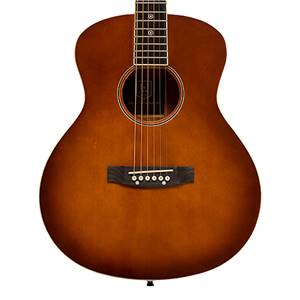 GUITARE FOLK ELECTRO JN GUITARS BESSIE ACE DCB CHERRY BURST