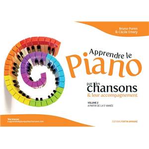 PUREN BRUNO - APPRENDRE LE PIANO PAR LES CHANSONS VOL 2