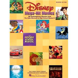 DISNEY - MEGA-HIT MOVIES 38 CONTEMPORAY CLASSICS EASY PIANO