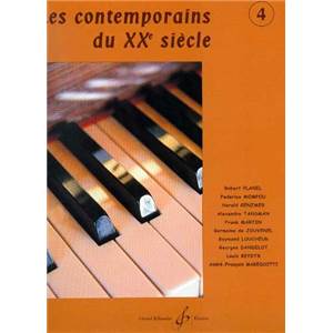 COMPILATION - LES CONTEMPORAINS DU XXE SIECLE VOL.4 POUR PIANO