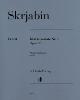 SCRIABINE ALEXANDRE - SONATE No6 OP.62 - PIANO