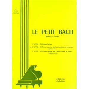 BACH JEAN SEBASTIEN - LE PETIT BACH VOL.2 - PIANO