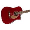 GUITARE FOLK ELECTRO-ACOUSTIQUE FENDER REDONDO PLAYER JETTY CANDY APPLE RED