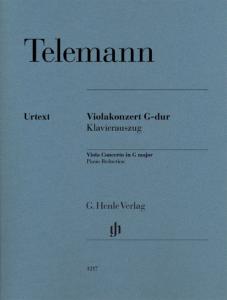 TELEMANN GEORG PHILIPP - CONCERTO POUR ALTO EN SOL MAJEUR TWV 51:G9 - ALTO ET PIANO