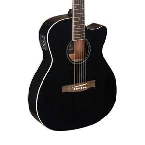 GUITARE FOLK ELECTRO JN GUITARS BESSIE ACE BK