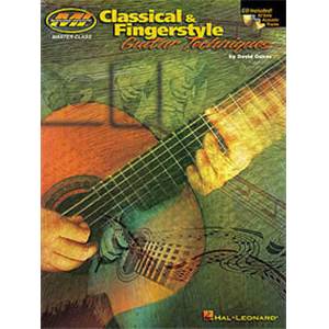 OAKES DAVID - CLASSICAL ET FINGERSTYLE GUITAR TECHNIQUES TAB. M.I. + CD