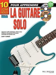 TURNER GARY - 10 LECONS FACILES POUR APPRENDRE LA GUITARE SOLO + CD + DVD