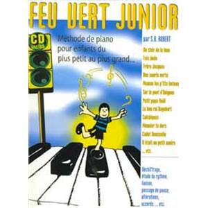 BURNET ROBERT SANDRINE - FEU VERT JUNIOR PIANO + CD