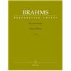 BRAHMS - PIECES POUR PIANO OPUS 118 - PIANO