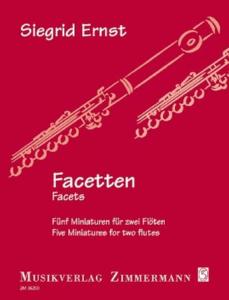 ERNST SIEGRID - FACETS (5 MINIATURES) - DEUX FLUTES TRAVERSIERES