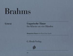 BRAHMS JOHANNES - DANSES HONGROISES Nos 1 A 21 - PIANO A 4 MAINS