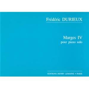 DURIEUX FREDERIC - MARGES IV - PIANO