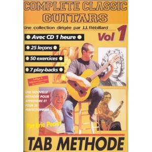 PERROT ERIC - COMPLETE CLASSIC GUITARS TAB. METHODE VOL.1 + CD