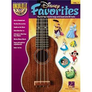 DISNEY - UKULELE PLAY ALONG VOL.7 DISNEY FAVOURITES +AO