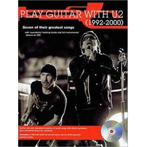 U2 - PLAY GUITAR WTH... 92 2000 TAB. + CD Épuisé