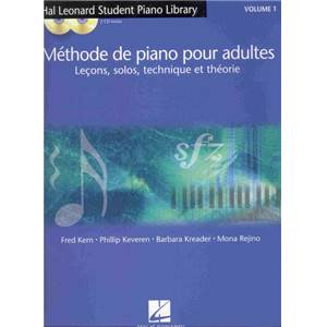 COLLECTIF - METHODE DE PIANO POUR ADULTES VOL.1 + 2CD