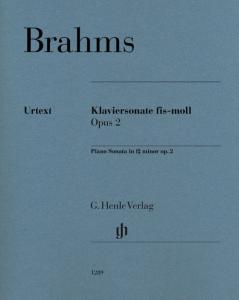 BRAHMS JOHANNES - SONATE OPUS 2 EN FA# MINEUR - PIANO