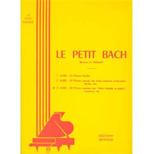 BACH JEAN SEBASTIEN - LE PETIT BACH VOL.3 - PIANO