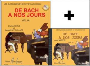 HERVE CHARLES / POUILLARD JACQUELINE - DE BACH A NOS JOURS VOL.1A + CD