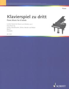 COMPILATION - MUSIC FOR PIANO 6 HANDS VOL.1 (KLAVIERSPIEL ZU DRITT) - PIANO 6 MAINS