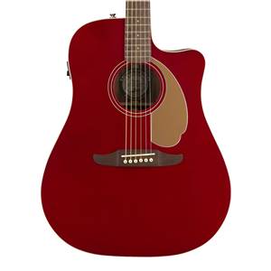 GUITARE FOLK ELECTRO-ACOUSTIQUE FENDER REDONDO PLAYER JETTY CANDY APPLE RED