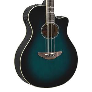 GUITARE FOLK ELECTRO-ACOUSTIQUE YAMAHA APX 600 ORIENTAL BLUE BURST