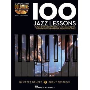 DENEFF / EDSTROM - 100 JAZZ LESSONS KEYBOARD LESSON GOLDMINE SERIES + 2 CD