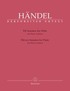 HAENDEL GEORG FRIEDRICH - 11 SONATES - FLUTE TRAVERSIERE ET BASSE CONTINUE