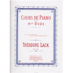 LACK THEODORE - COURS DE PIANO DE MLLE DIDI ETUDES VOL.1