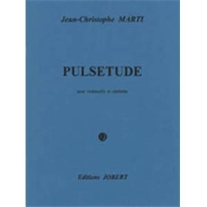 MARTI JC - PULSETUDE - CLARINETTE ET VIOLONCELLE