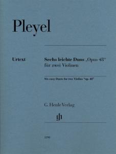 PLEYEL IGNAZ - SIX DUOS FACILES OPUS 48 - VIOLONS (2)