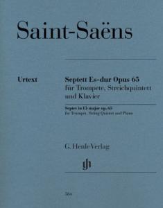 SAINT-SAENS CAMILLE - SEPTUOR OP.65 EN MIB MAJ. - CONDUCTEUR ET PARTIES SEPAREES