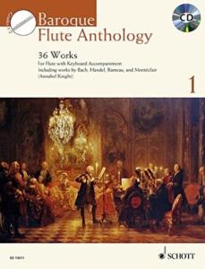 BAROQUE FLUTE ANTHOLOGY VOL.1 +CD - FLUTE TRAVERSIERE ET PIANO