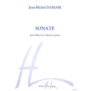 JEAN-MICHEL DAMASE - SONATE - FLUTE (OU VIOLON) ET PIANO