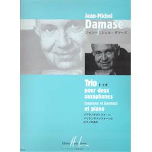 JEAN-MICHEL DAMASE - TRIO - 2 SAXOPHONES (SBAR) ET PIANO