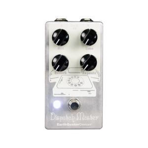 PEDALE D'EFFETS EARTHQUAKER DISPATCH MASTER DELAY/REVERB Edition Limitée Cream/Aluminium