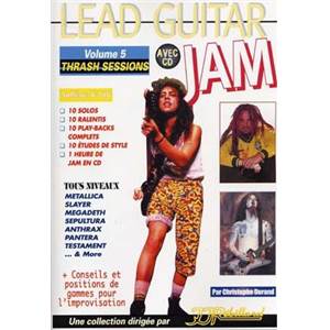 DURAND CHRISTOPHE - LEAD GUITAR JAM VOL.5 TRASH SESSIONS + CD