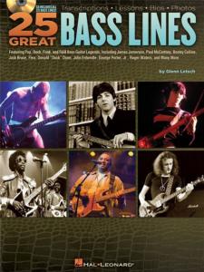 COMPILATION - 25 GREAT BASS LINES + CD - GUITARE BASSE