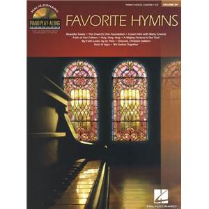 COMPILATION - PIANO PLAY ALONG VOL.089 FAVORITE HYMNS + CD