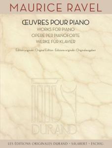 RAVEL MAURICE - OEUVRES POUR PIANO