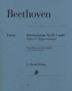 BEETHOVEN - SONATE No23 OP.57 EN FA MINEUR DITE APPASSIONATA - PIANO