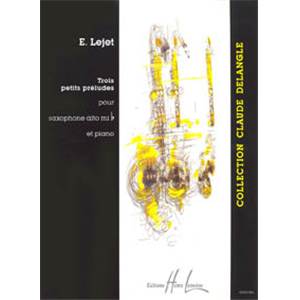 LEJET EDITH - 3 PETITS PRELUDES - SAXOPHONE ET PIANO