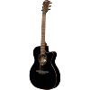 GUITARE FOLK ELECTRO-ACOUSTIQUE LAG T118 ASCE BLK