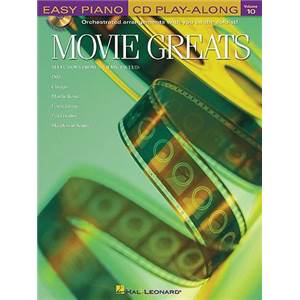 COMPILATION - EASY PIANO CD PLAY ALONG VOL.10 MOVIE GREATS + CD