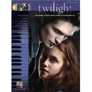 COMPILATION - PIANO DUET PLAY ALONG VOL.33 TWILIGHT B.O. FOR TWO + CD