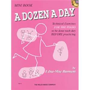 BURNAM EDNA MAE - A DOZEN A DAY MINI VOL.SONGBOOK + ONLINE AUDIO ACCESS